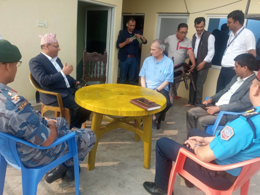 गोरखाको विकास, सुरक्षालगायत विषयमा भट्टराईको चासो